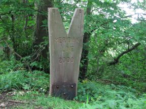 Greenwich Meridian Marker; England; East Sussex; Cooksbridge